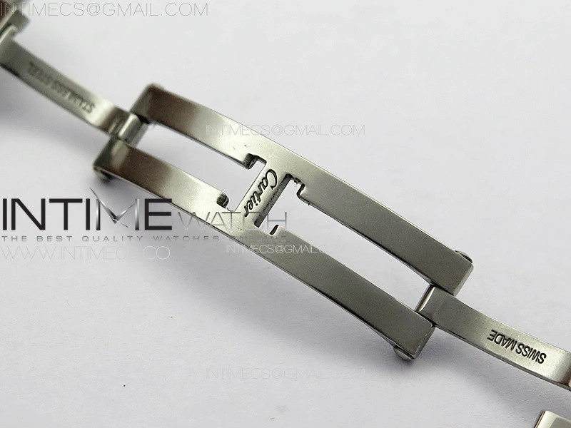Ballon Bleu 33mm SS V20F 1:1 Best Edition White Textured Dial on SS Bracelet Gen Cal.157 Quartz